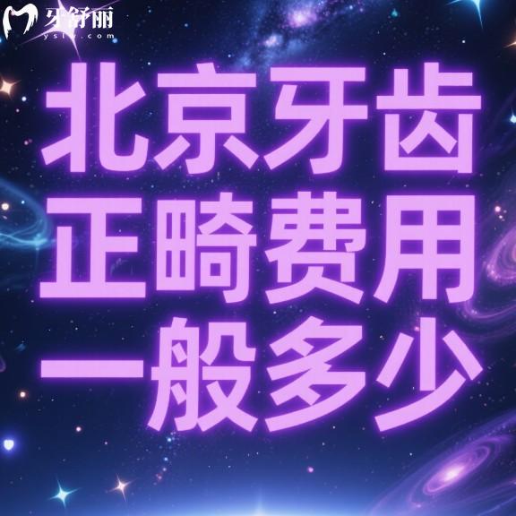 2025年北京牙齒正畸費用一般多少?金屬托槽7000+隱形矯正15000+兒童矯正3000+