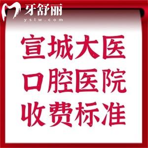 宣城大醫(yī)口腔醫(yī)院收費(fèi)標(biāo)準(zhǔn):全瓷牙1553+補(bǔ)牙154+洗牙50+正畸8k+種植牙3K+