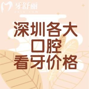 深圳口腔醫(yī)院看牙多少錢？2025全深圳牙科收費(fèi)標(biāo)準(zhǔn)可知補(bǔ)牙/種植牙/矯正價(jià)格
